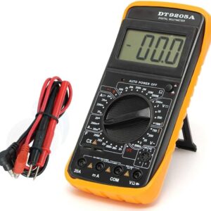 DT9205A Digital Multimeter with Probes and Battery