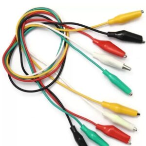 50cm Long Alligator Clips, Electrical DIY Test Leads 5pcs